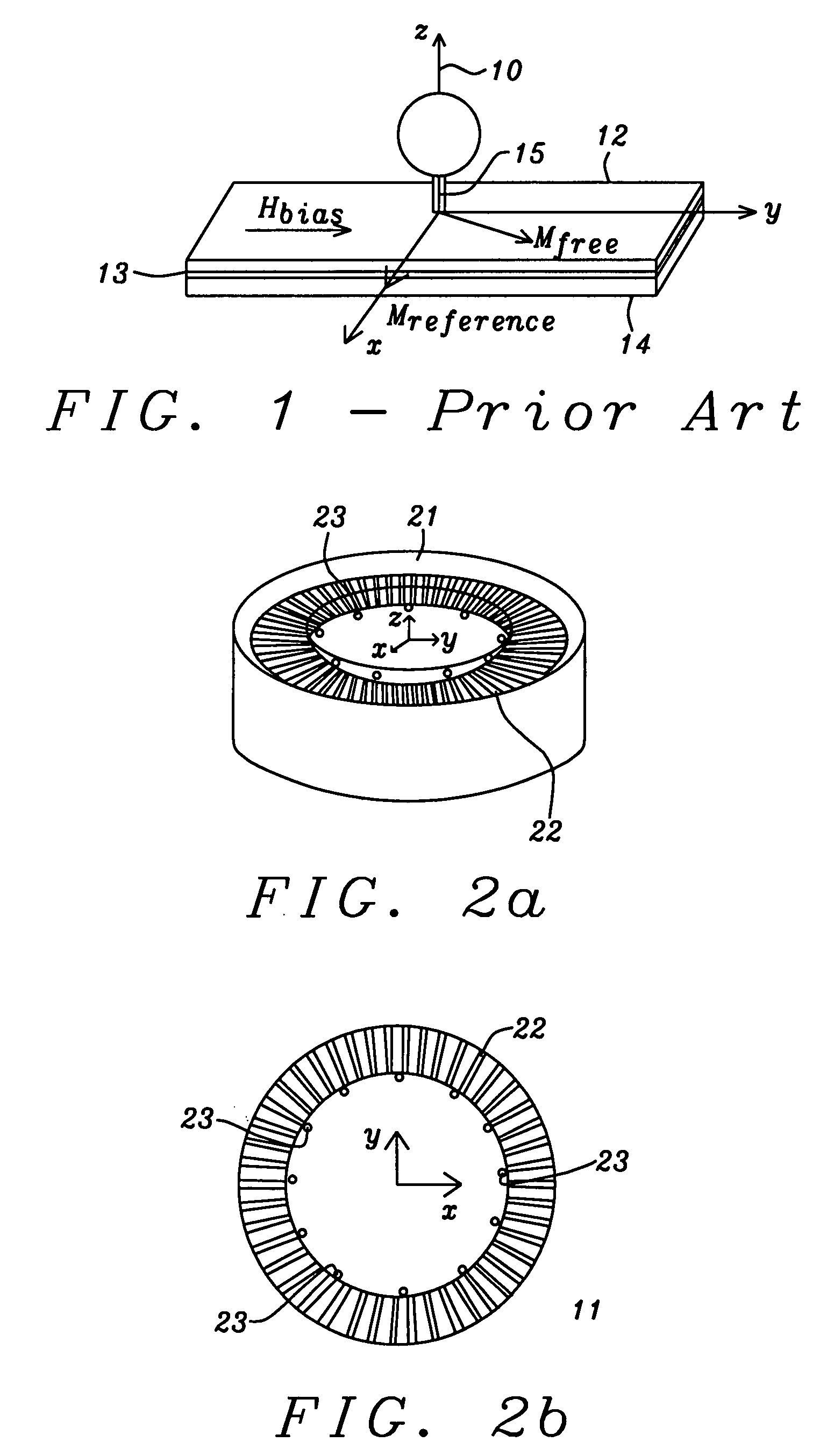 Discrete contact MR bio-sensor with magnetic label field alignment