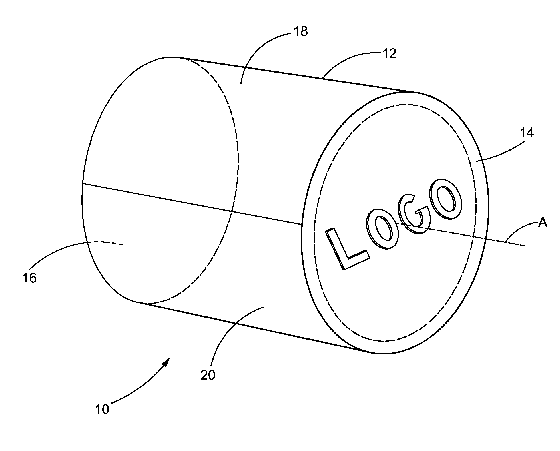 Apparatus and Method for Forming a Design on an Expanded Bead Foam Article