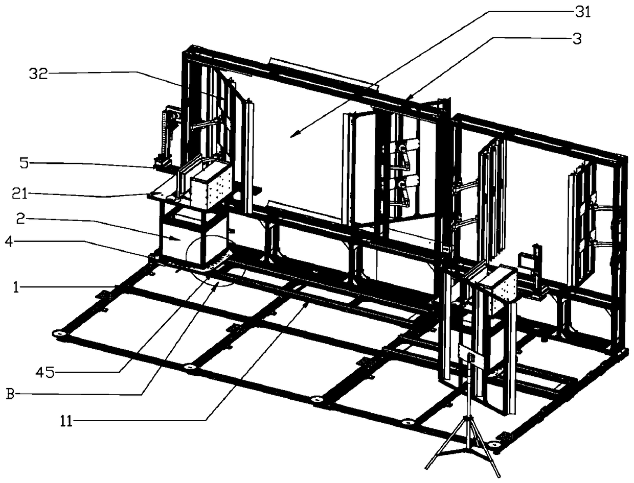 Guide rail photographing device