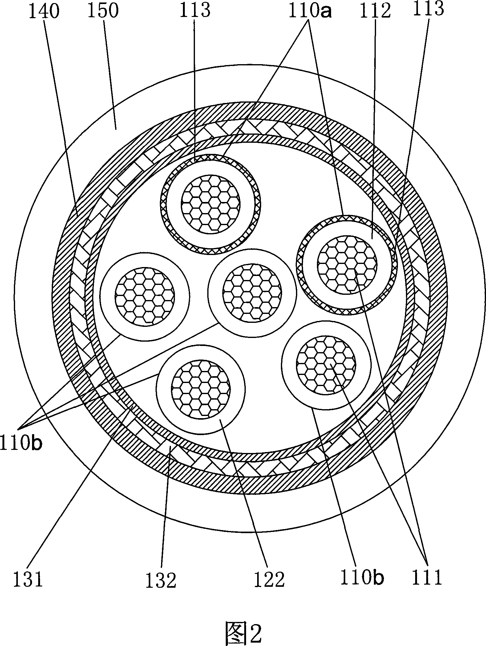 Shielded cable for engineering apparatus