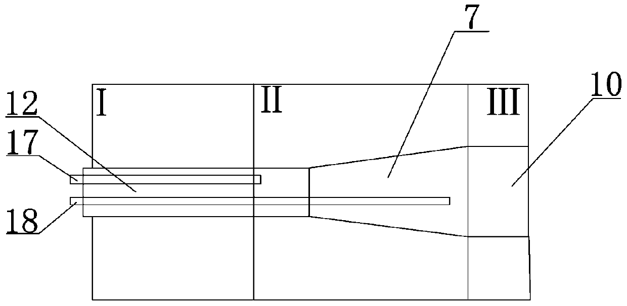 Multi-stage temperature control machining and forming device and machining method for PVC-O tube