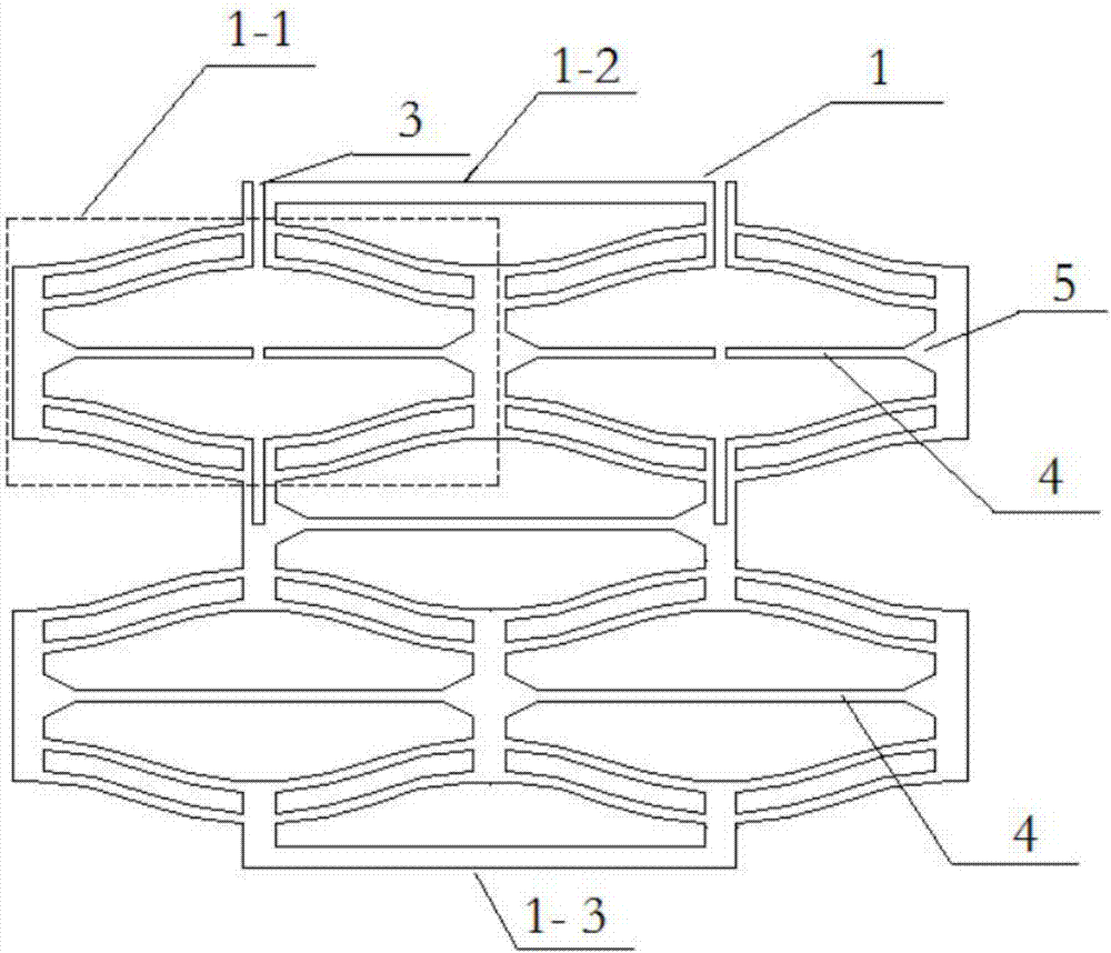 Three-dimensional negative stiffness honeycomb structure and preparation method thereof