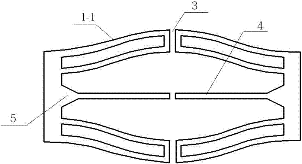 Three-dimensional negative stiffness honeycomb structure and preparation method thereof