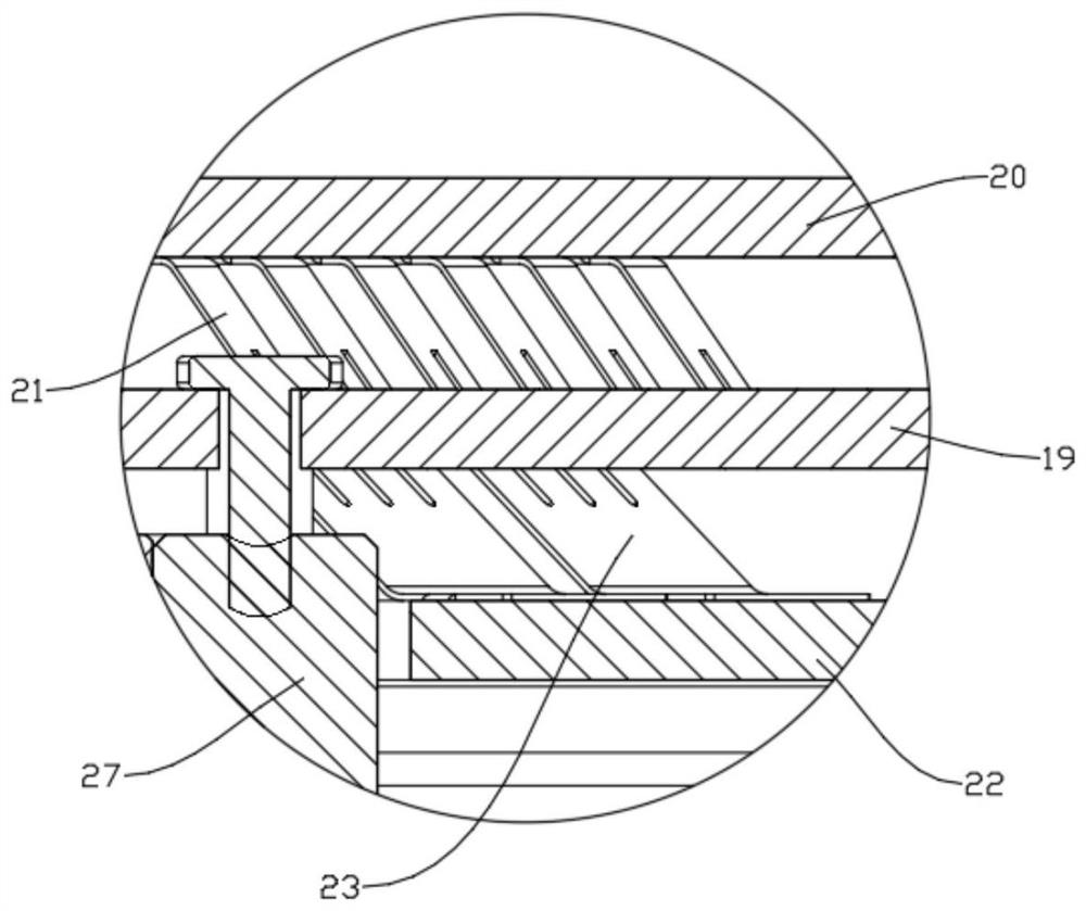 Compact transmission structure of adjacent joints and mechanical arm