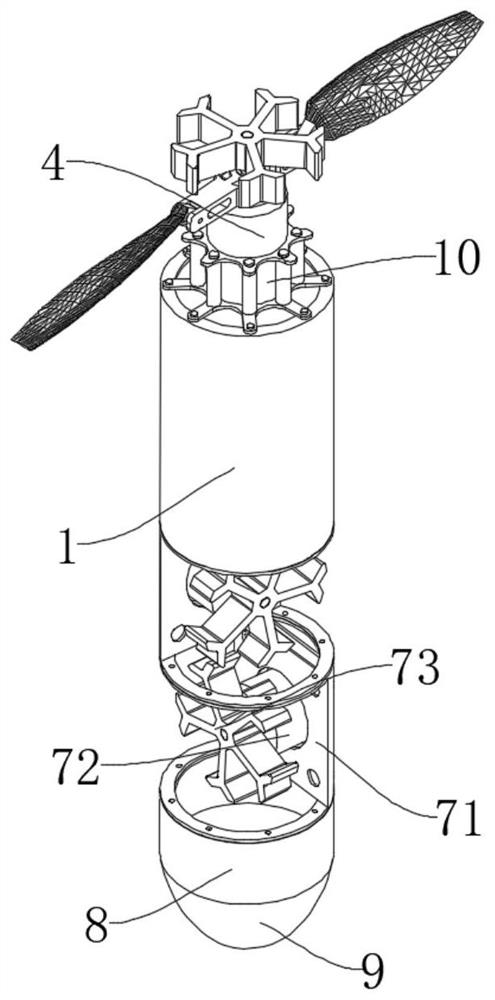 Single-rotor helicopter without tail rotor