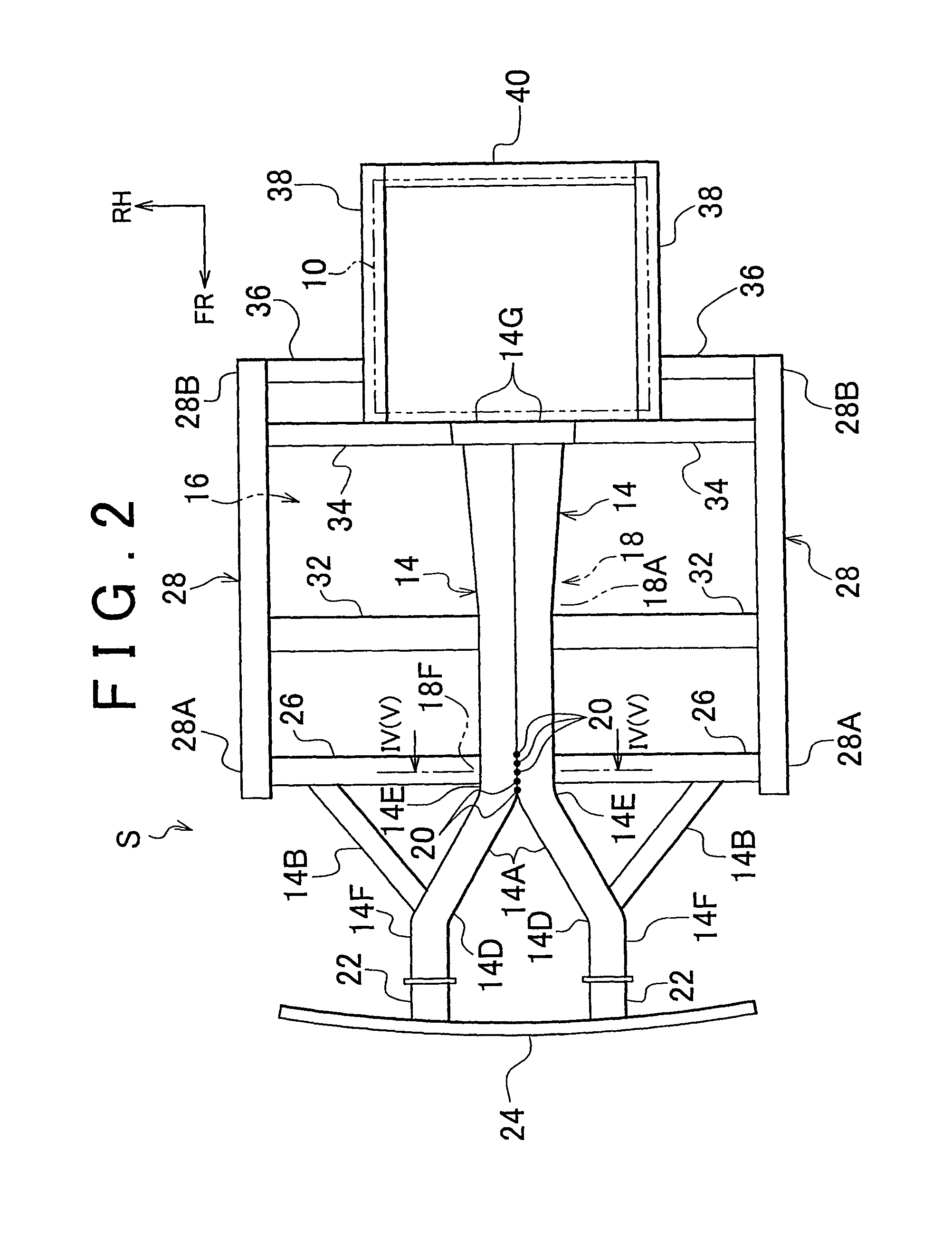 Vehicle frame structure