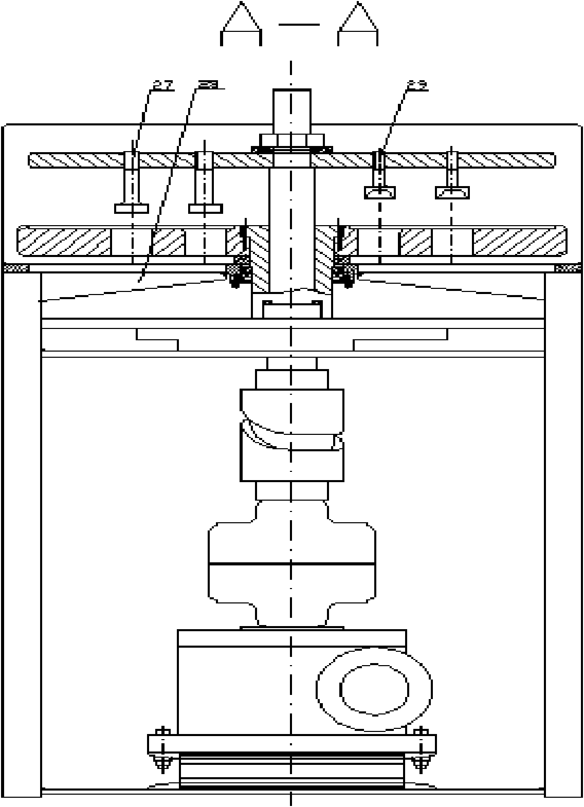 Full-automatic device for removing red date pits