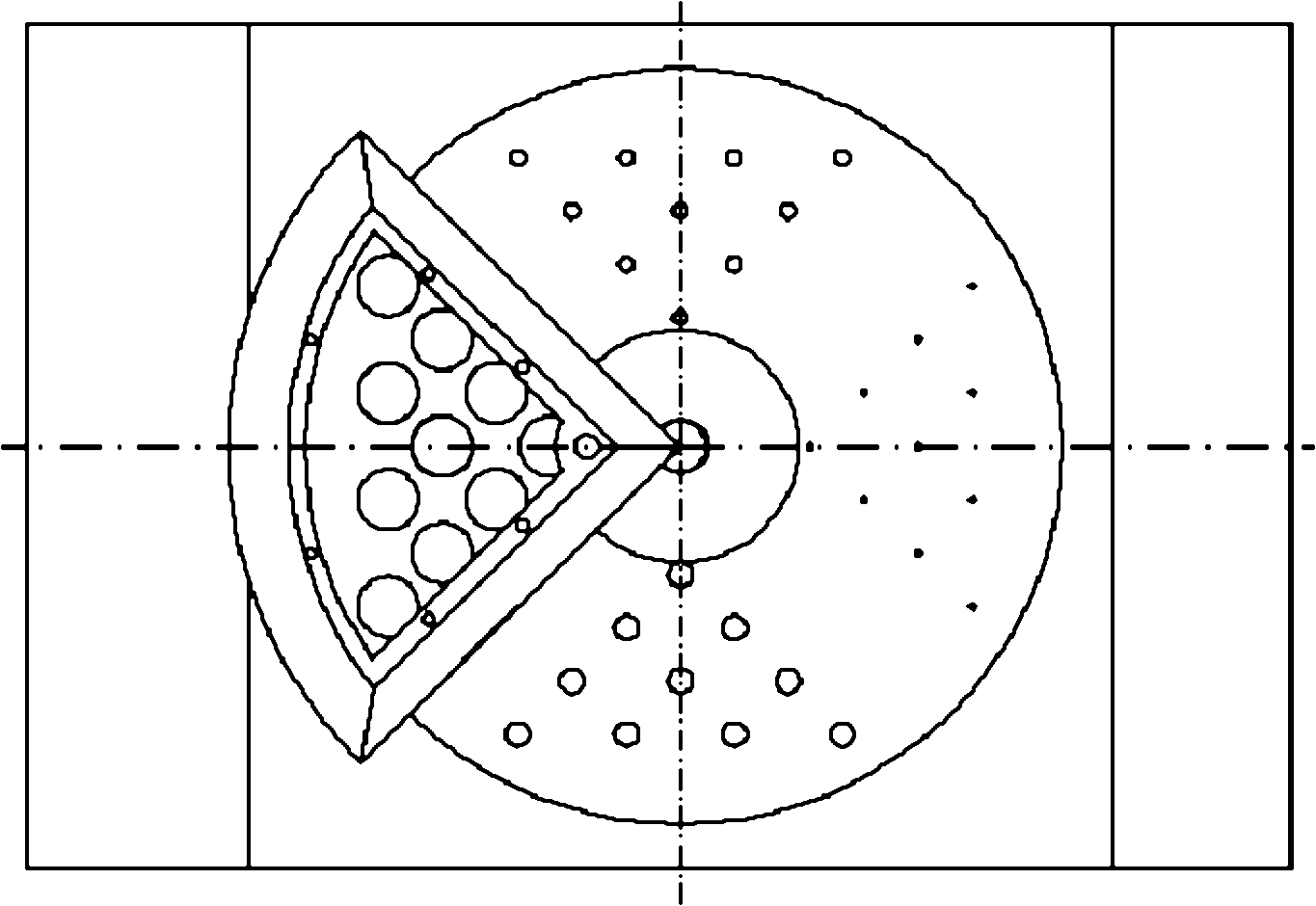 Full-automatic device for removing red date pits