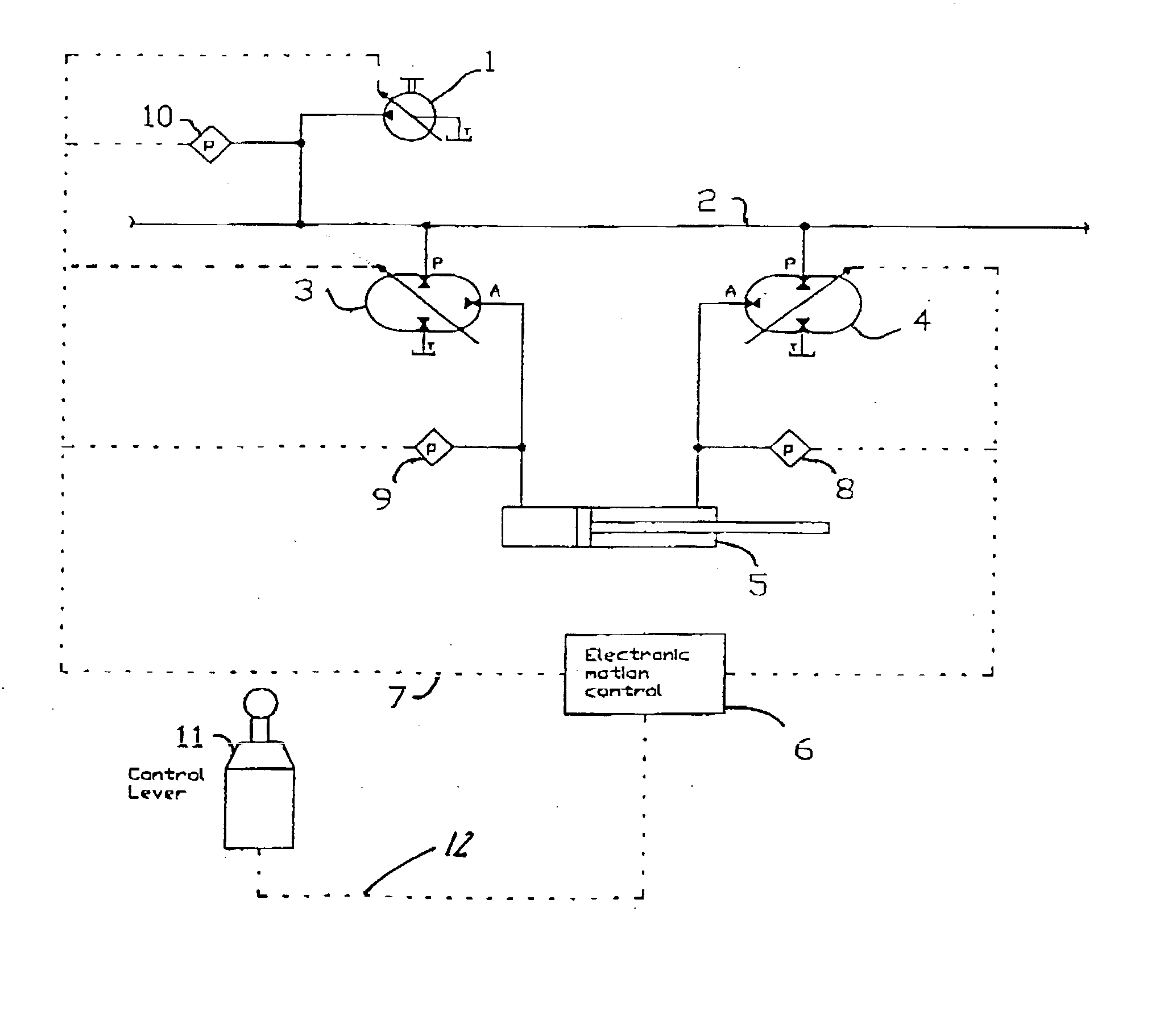 Method for controlling a hydraulic activation unit