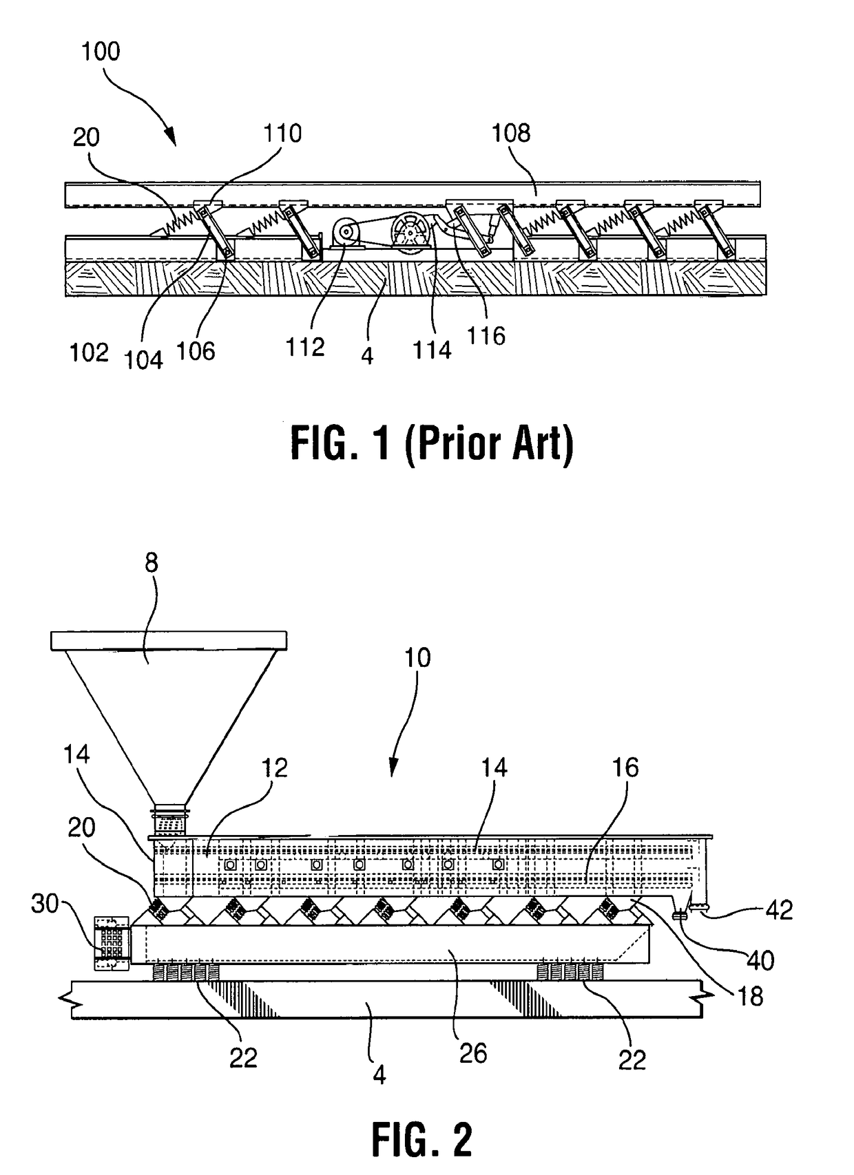 Vibrating screening feeder and method of use