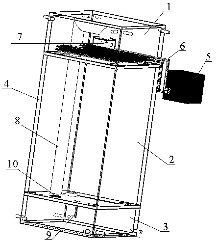 Low temperature environmental test chamber for optical instruments