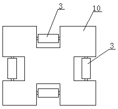 Material replacement structure of full-automatic graphene 3D printer