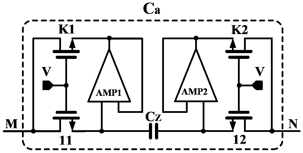 On-chip full integration compensation network based on constant transconductance amplifier and capacitance multiplier