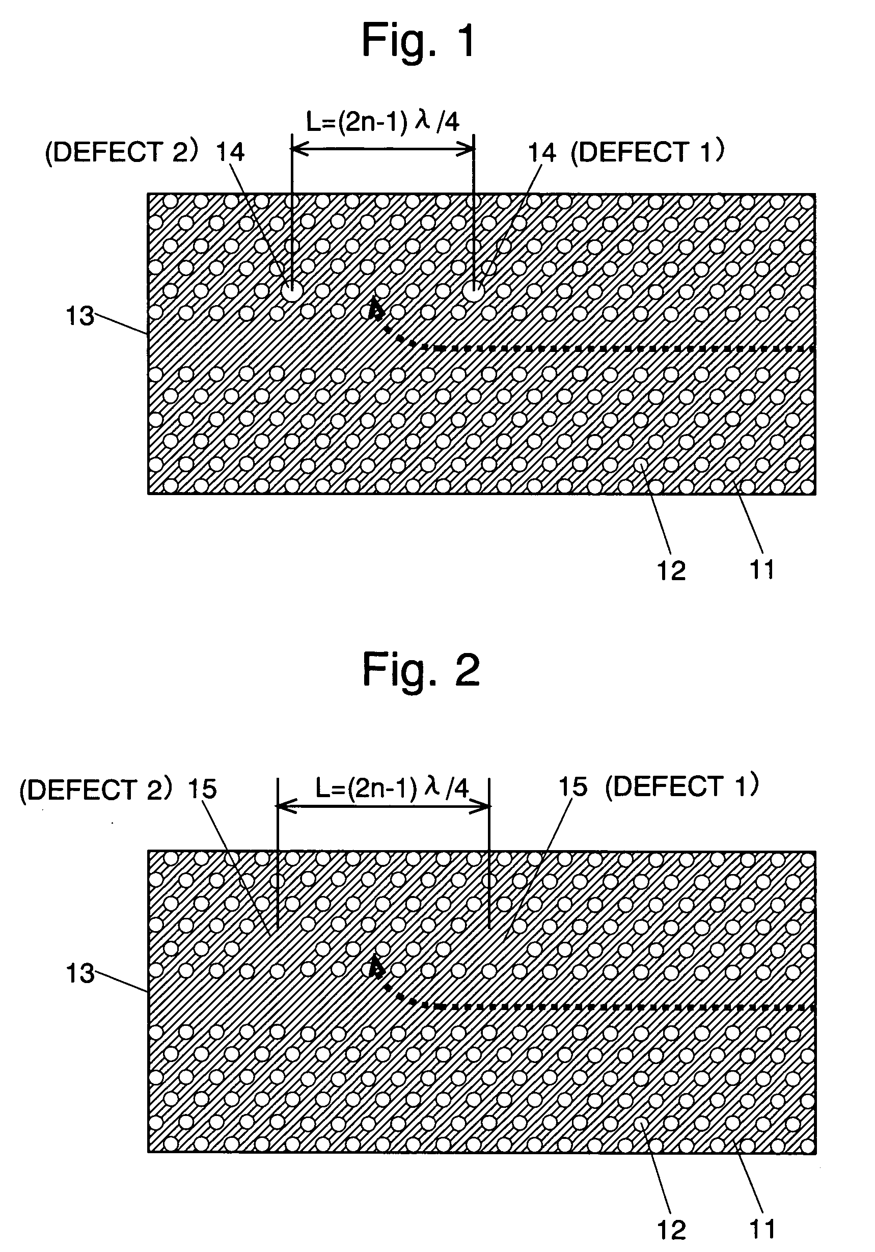 Two-dimensional photonic crystal optical resonator and optical reflector using interference between point defects