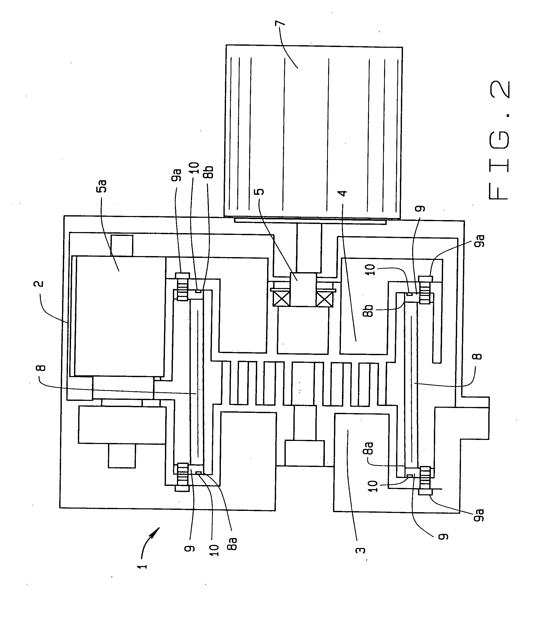 Three stage scroll vacuum pump