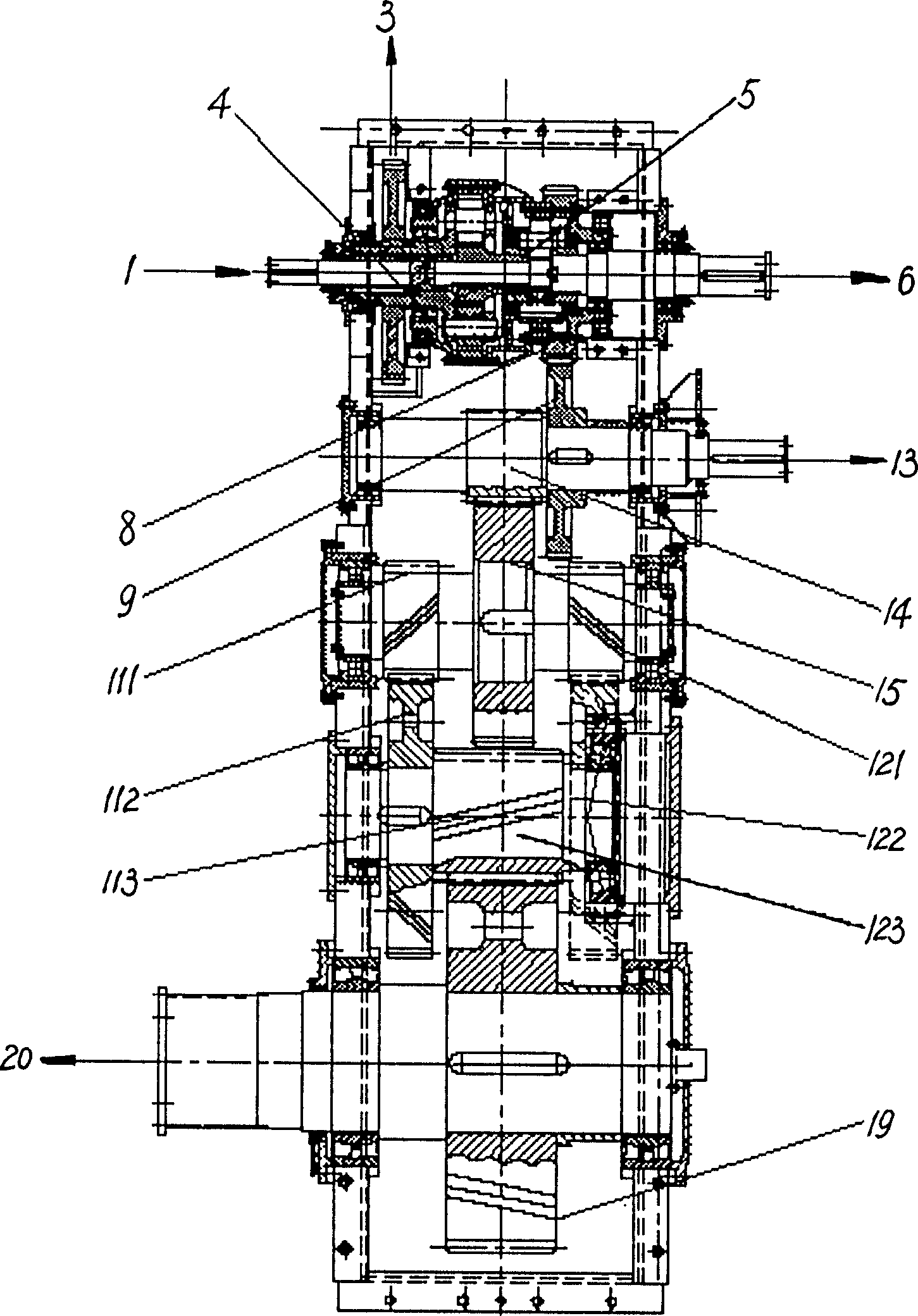 Ship-locating working winch with large pulling force