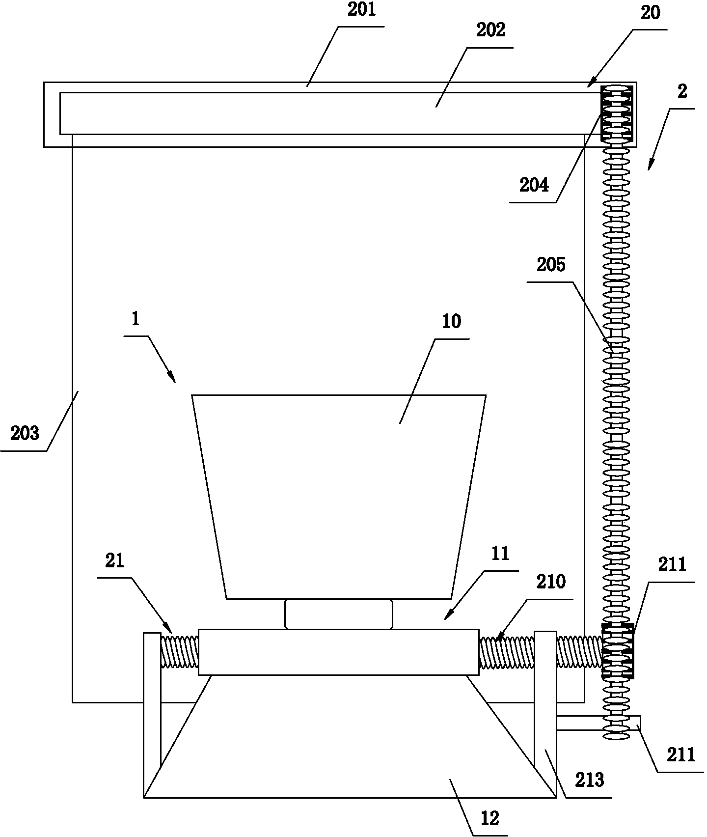 Flower pot assembly with phototropic portion of plant convenient to adjust