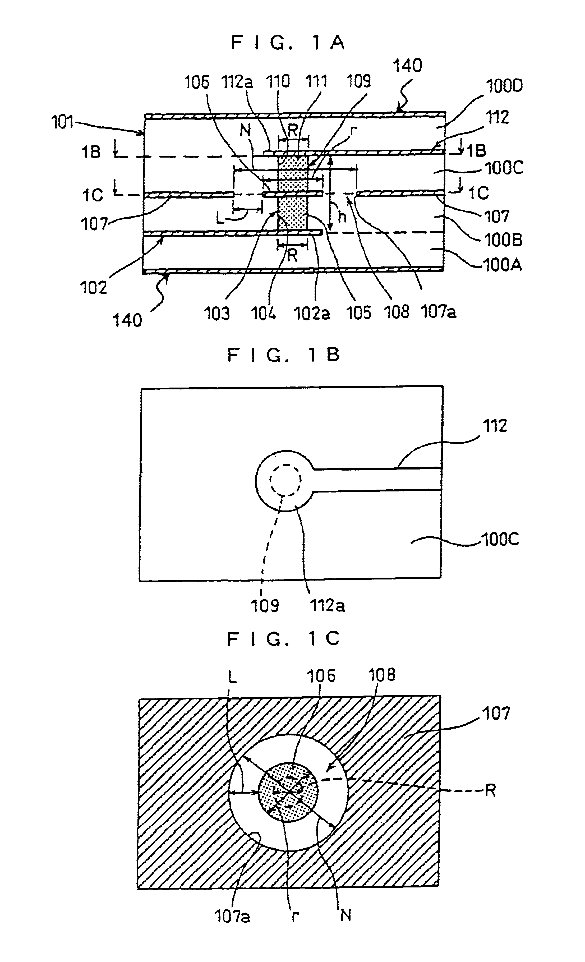 Multi-level circuit substrate, method for manufacturing same and method for adjusting a characteristic impedance therefor