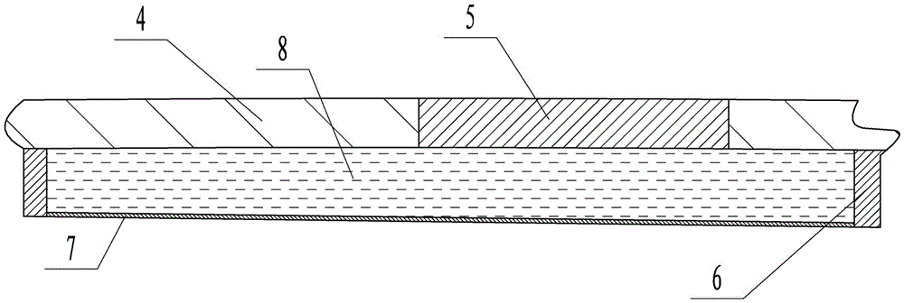 Self-inspection easy-to-recognize rubber tube used for SIP plate pressing machine