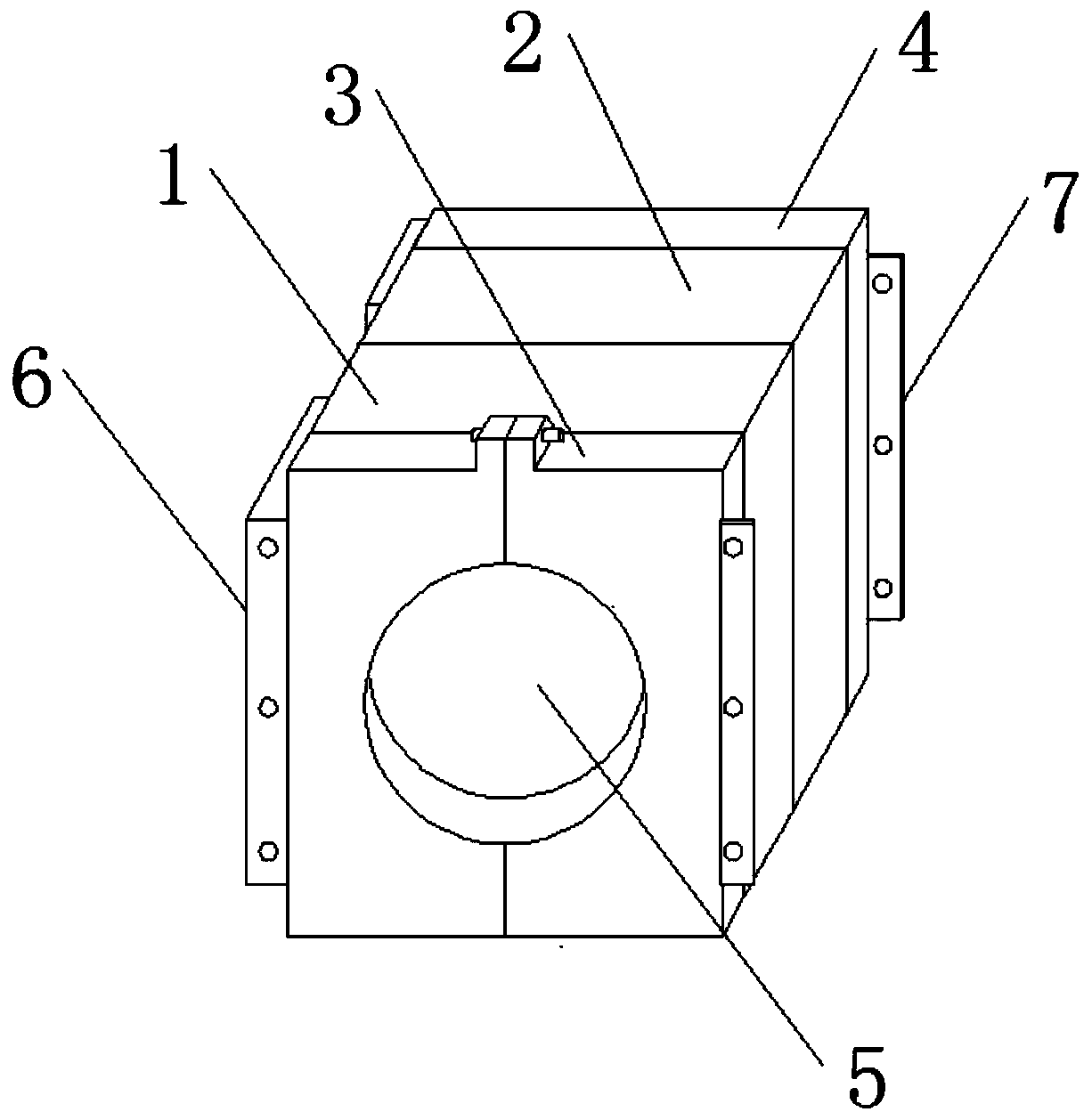 Monitoring cable connecting device for medical anesthesia plane monitor