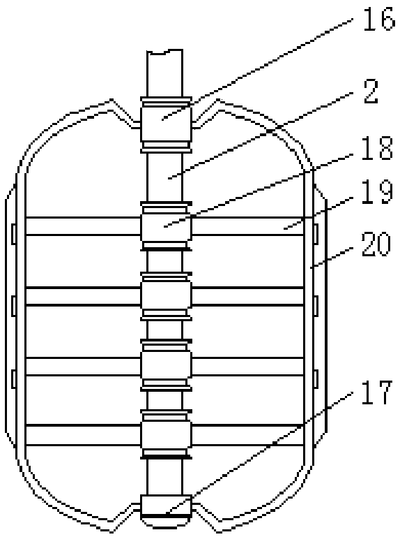 Aerated concrete stirring device