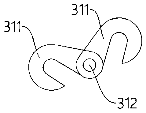 Handrail rigging used for ships