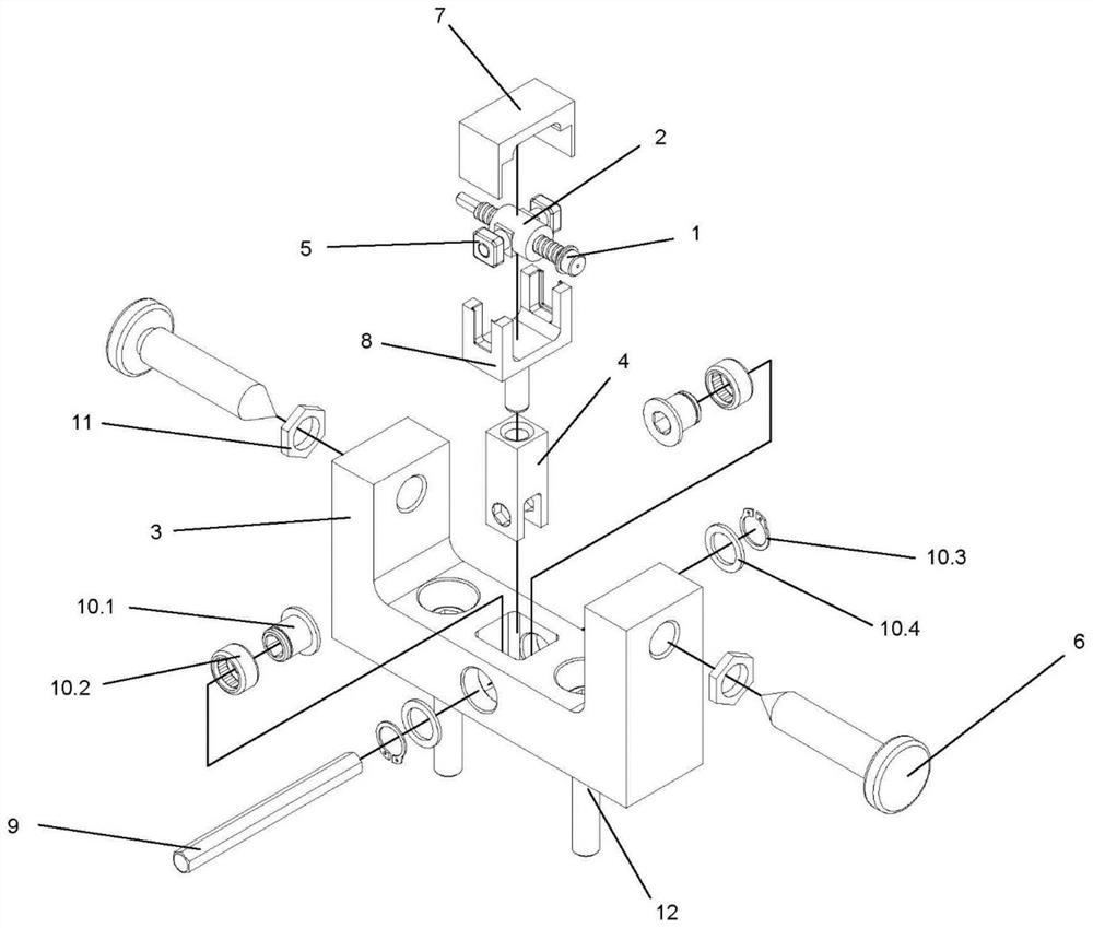 A tool for measuring the clearance of the lead screw assembly of an aircraft adjustable deflation valve