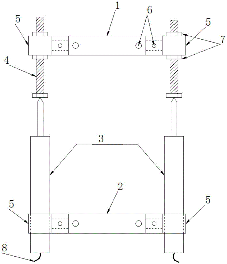 ECC axial tension test deformation monitoring system and method