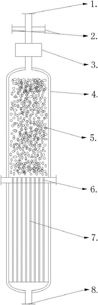 Method for producing ethylene and ethane and catalytic reactor