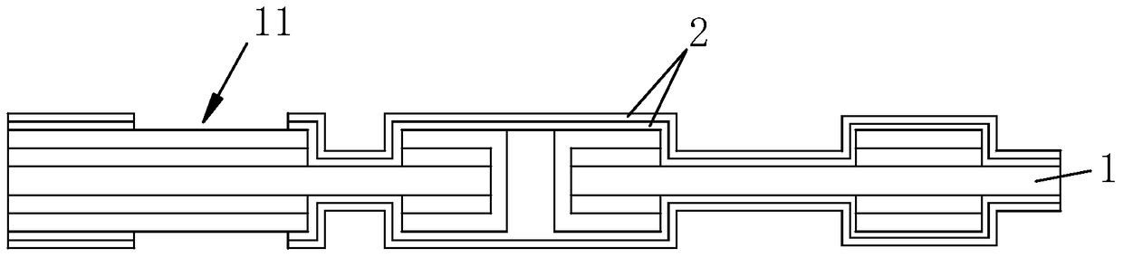 A kind of manufacturing method of partial thick copper pcb