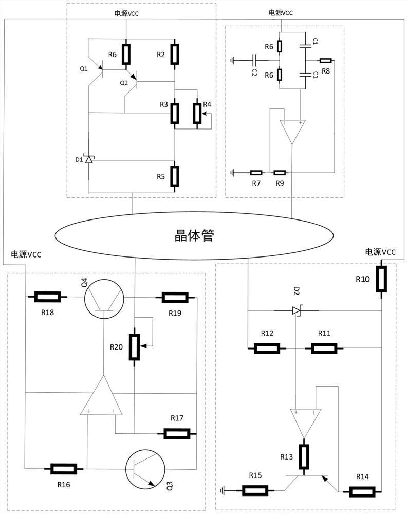 Wide-temperature control method, circuit and system