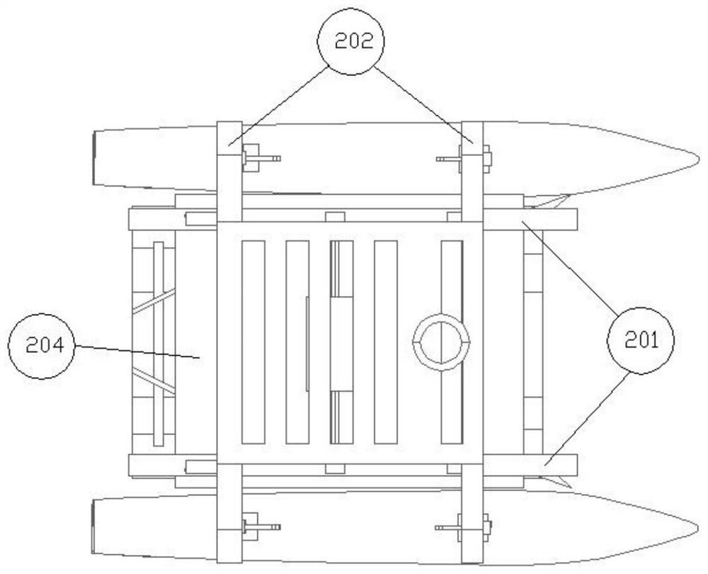 Remote recovery and release unmanned ship platform for water surface and underwater equipment