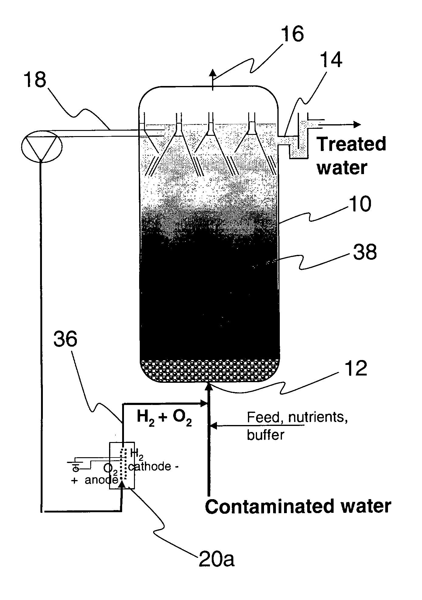 Bioelectrolytic Methanogenic/Methanotrophic Coupling for Bioremediation of Ground Water