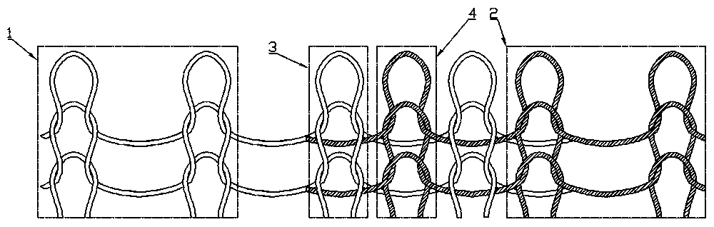 Microstereoscopic relief vertical stripe weave for knitted fabric and knitting method of microstereoscopic relief vertical stripe weave