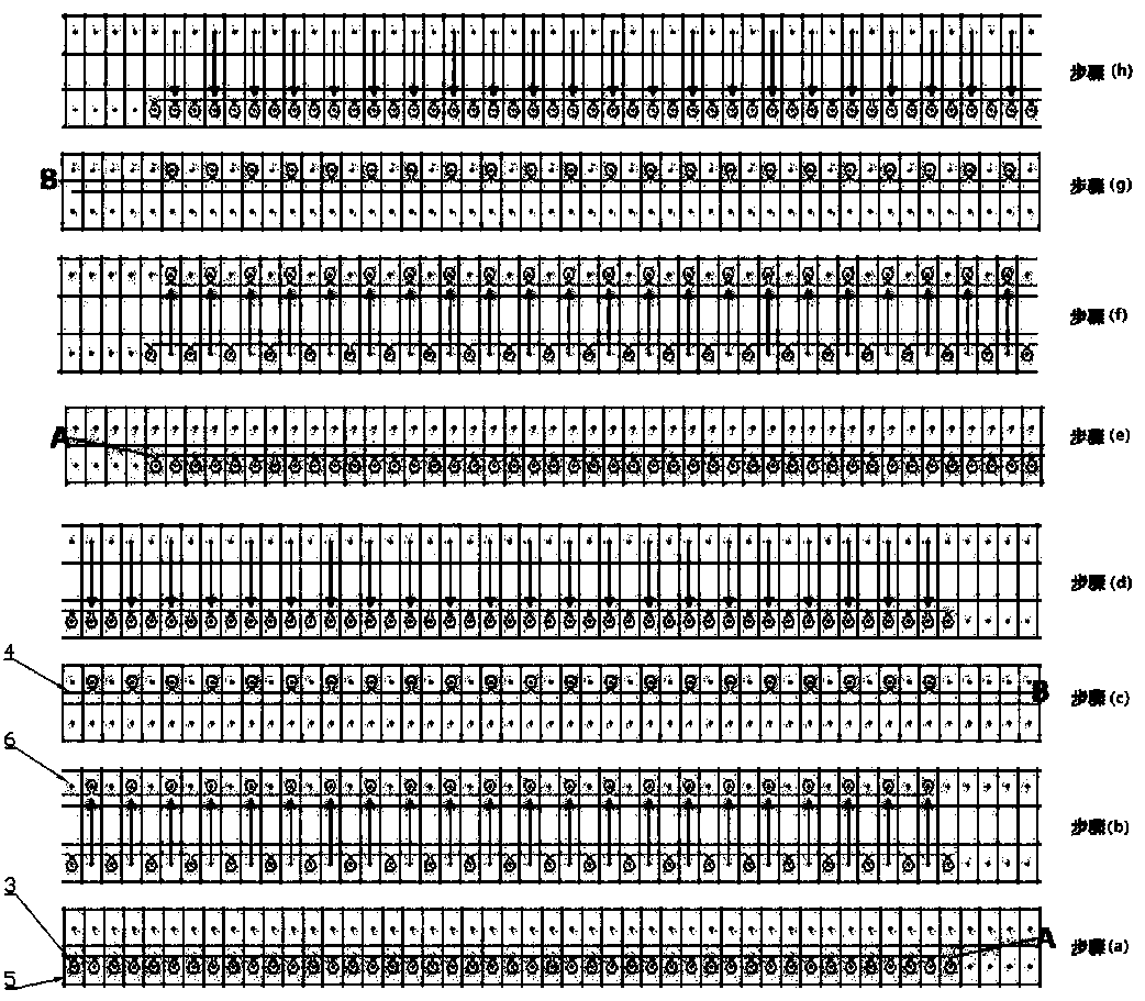 Microstereoscopic relief vertical stripe weave for knitted fabric and knitting method of microstereoscopic relief vertical stripe weave