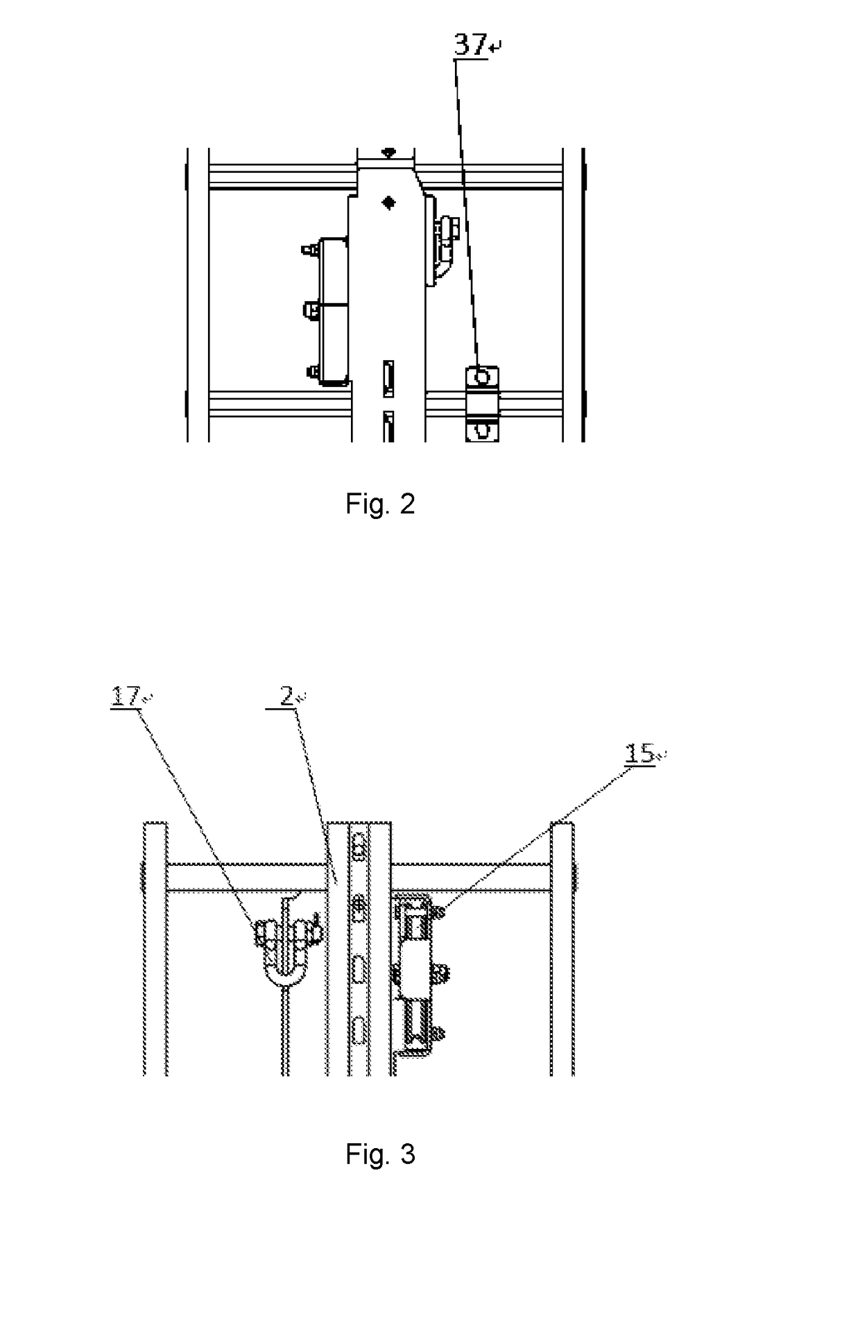 Hoisting device for working in heights