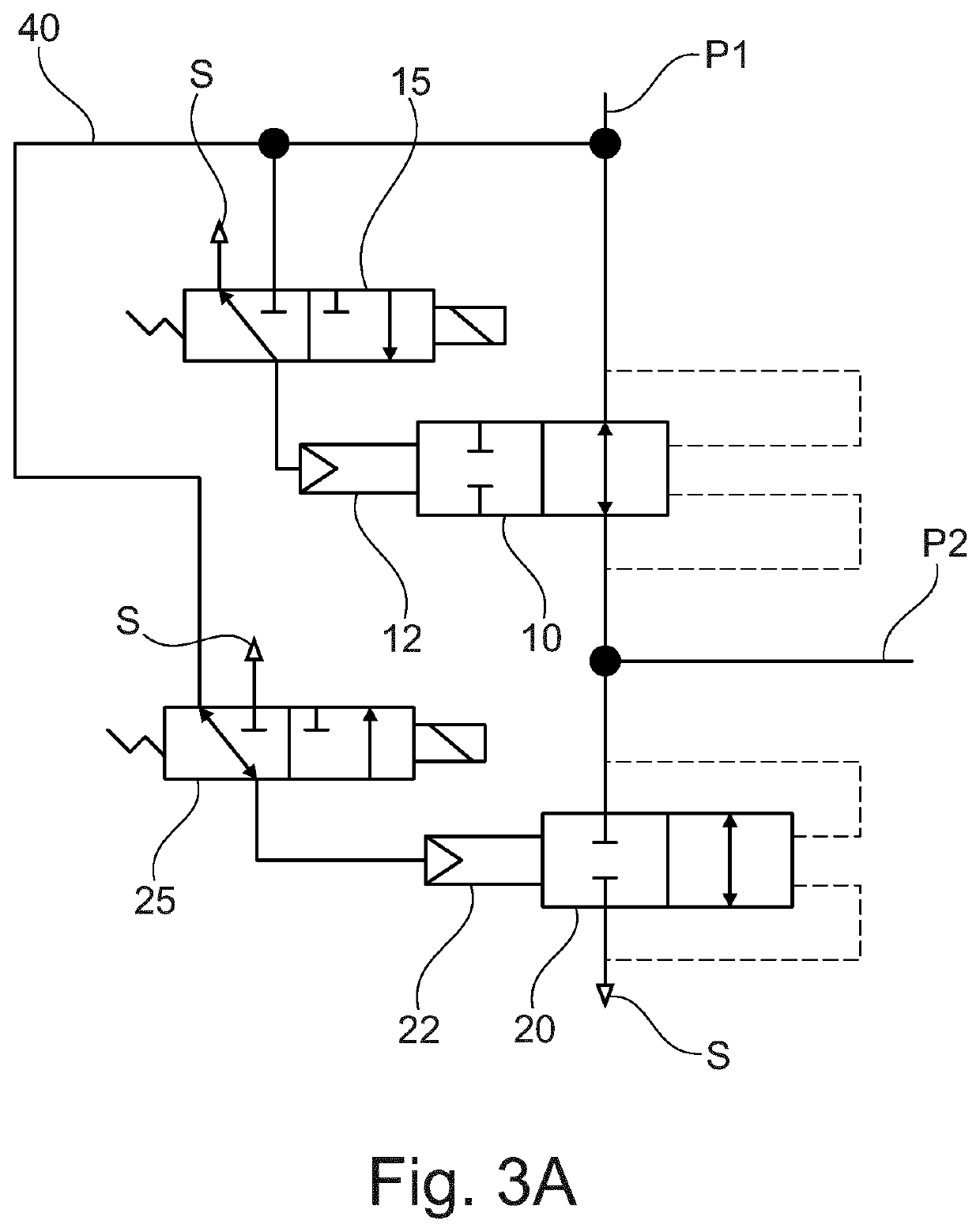 Valve assembly and pressure control method