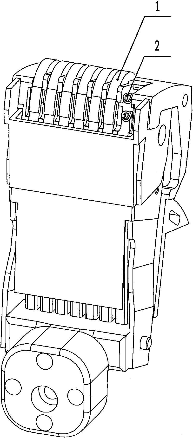 Contact system of circuit breaker