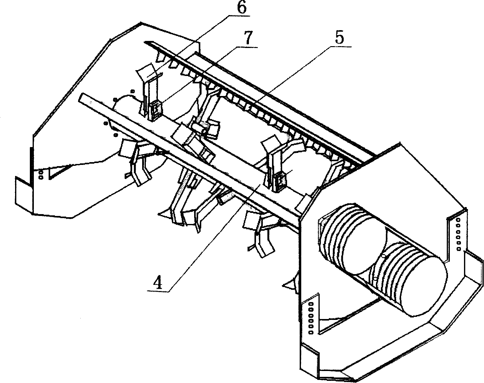 Banana cauloid returning method and device