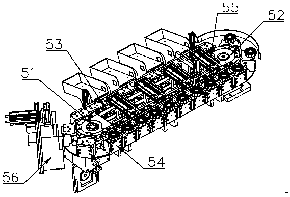 Motor stator detection and distribution machine based on CCD detection