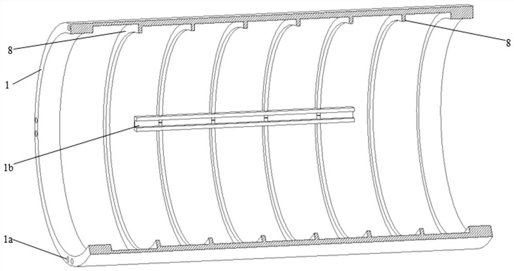 Heat dissipation device for heating assembly in closed environment and battery compartment of underwater vehicle