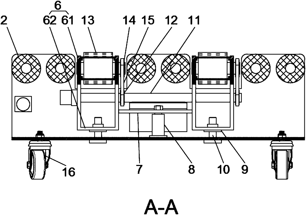 Chain-plate-type longitudinal and transverse transporting device