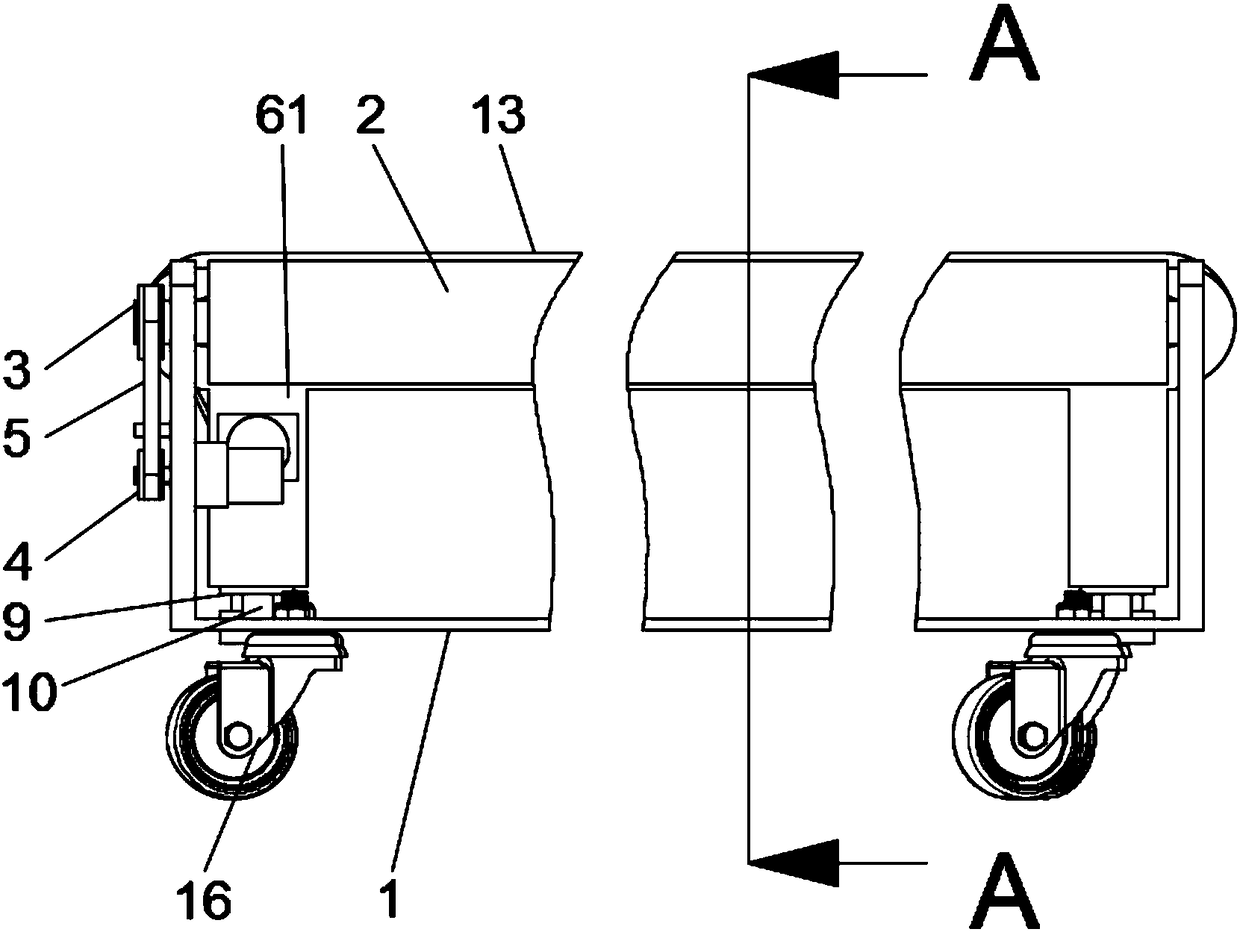 Chain-plate-type longitudinal and transverse transporting device