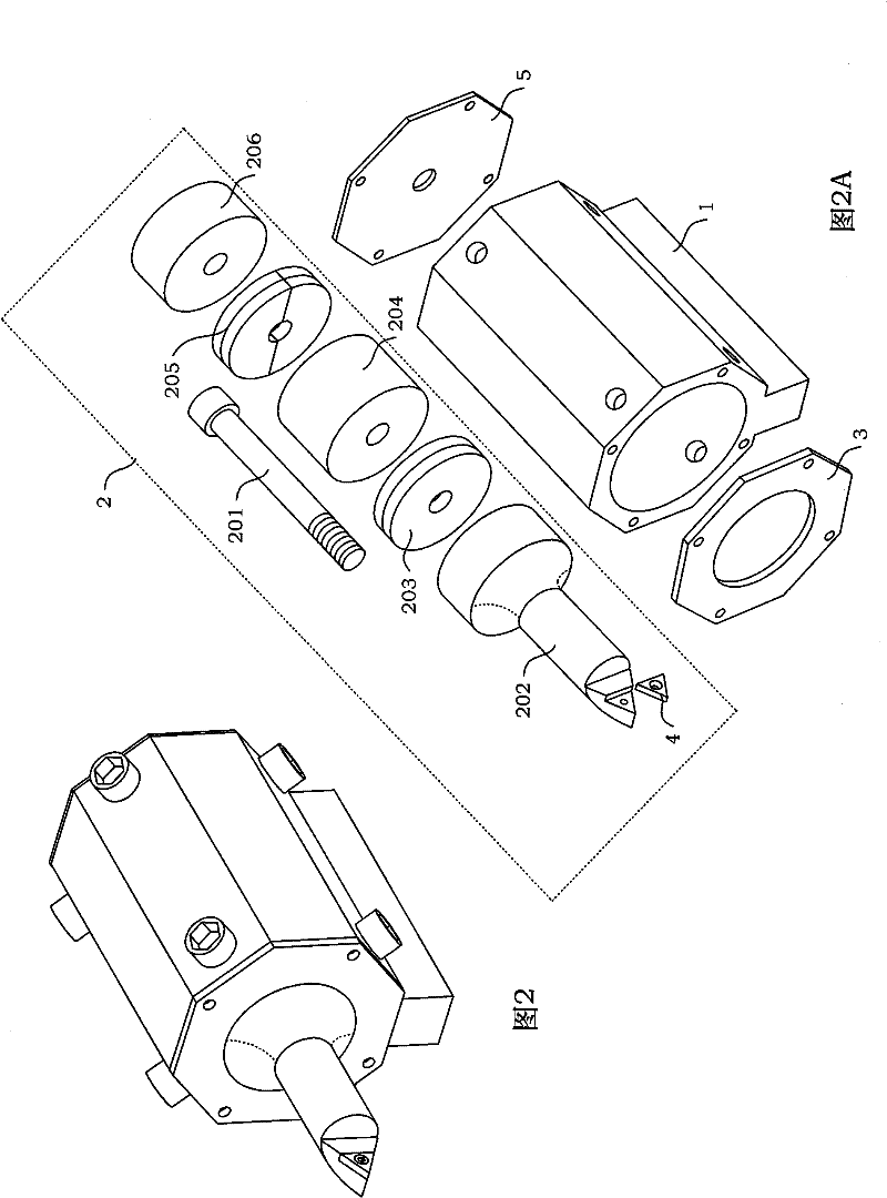 High-length-to-diameter ratio variable-section slender shaft ultrasonic elliptical vibration turning machining method