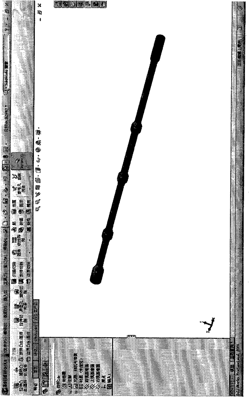 High-length-to-diameter ratio variable-section slender shaft ultrasonic elliptical vibration turning machining method