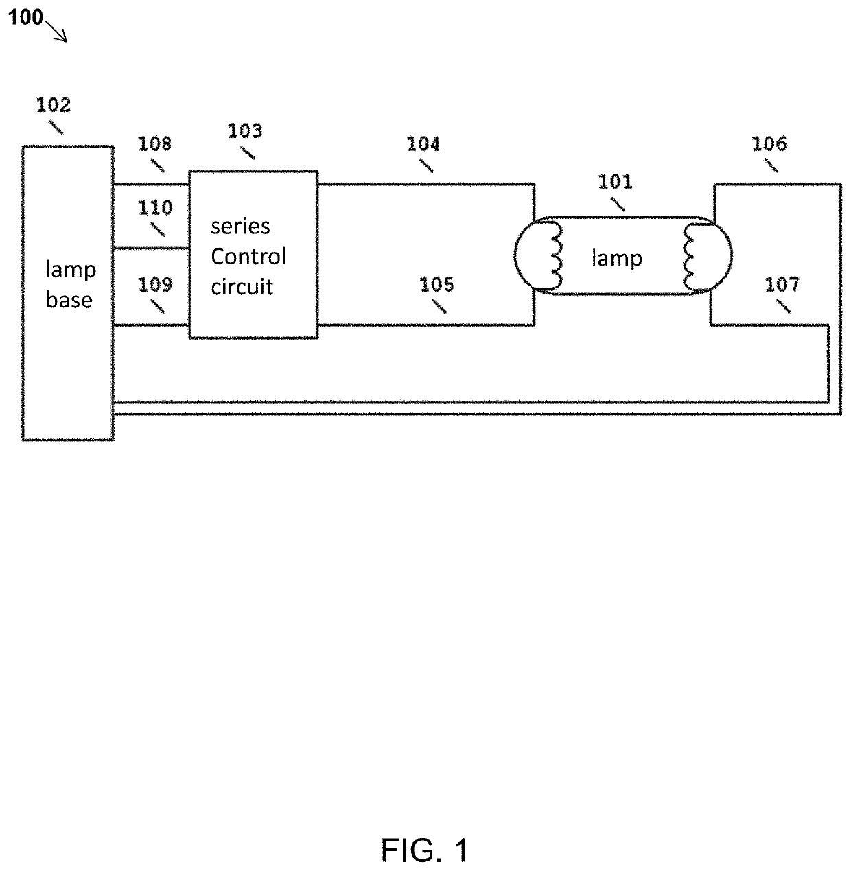 Lamp with temperature control