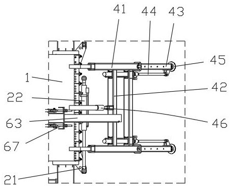 Large self-deformation rubber-tyred rail construction vehicle