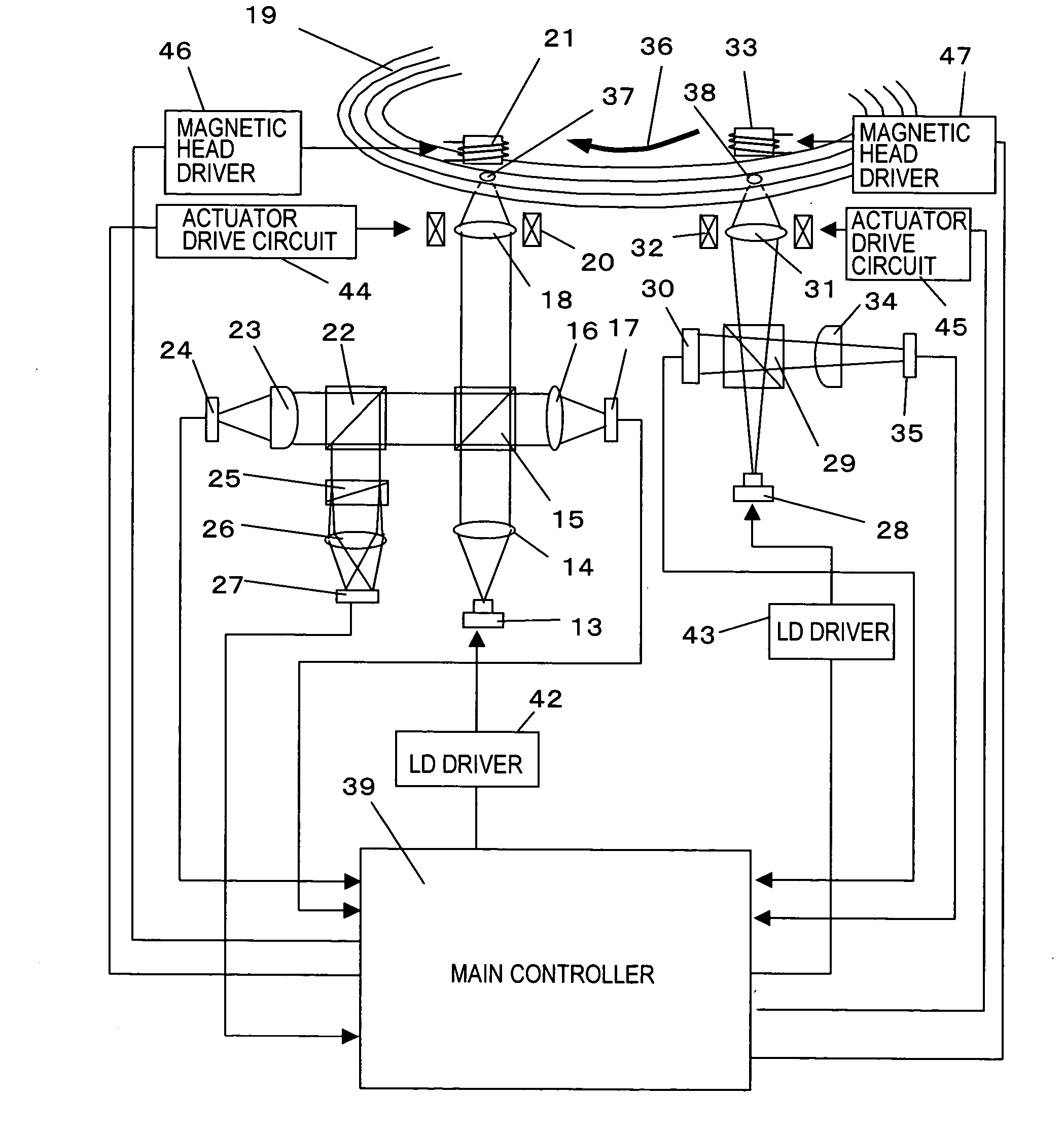 Optical information processing apparatus