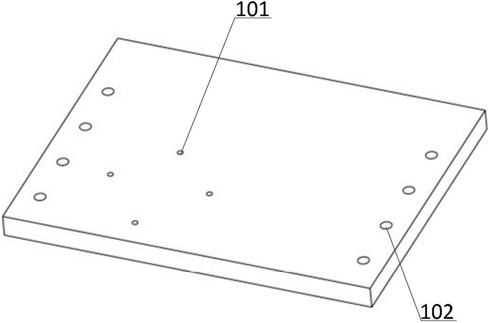 Three-dimensional oval micro displacement motion platform under three-piezoelectric perpendicular drive