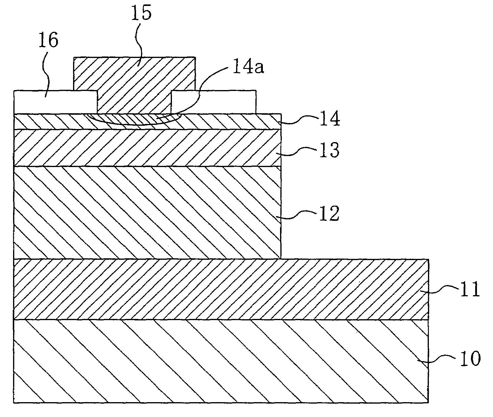 Heterojunction bipolar transistor having reduced driving voltage requirements